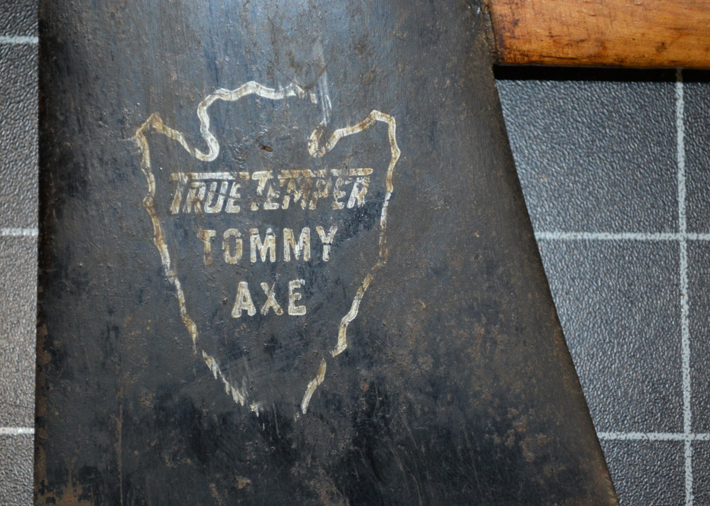 TRUE TEMPER - #36-D - TOMMY AXE - ALL ORIGINAL WITH ARROWHEAD LOGO