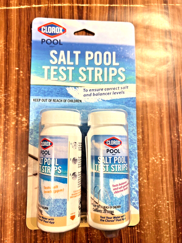 Clorox Pool & Spa 35-Pack Salt Pool Test Strips for Pool Water Testing Patio pH
