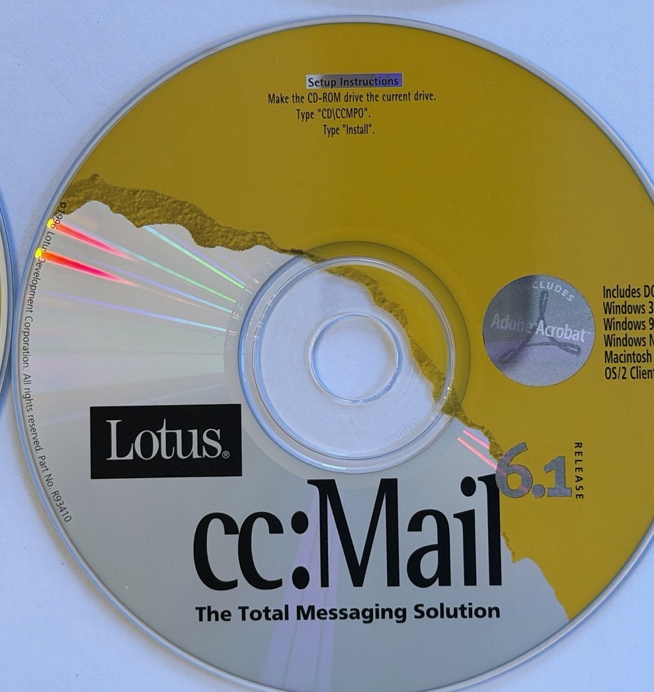 Vintage Lotus Notes CD Lot - 22 CDs from Business Partner Program