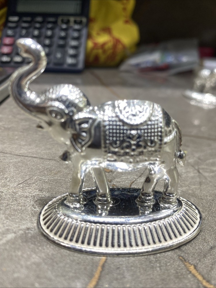 75% Purity Solid Silver Elephant 21 Gram