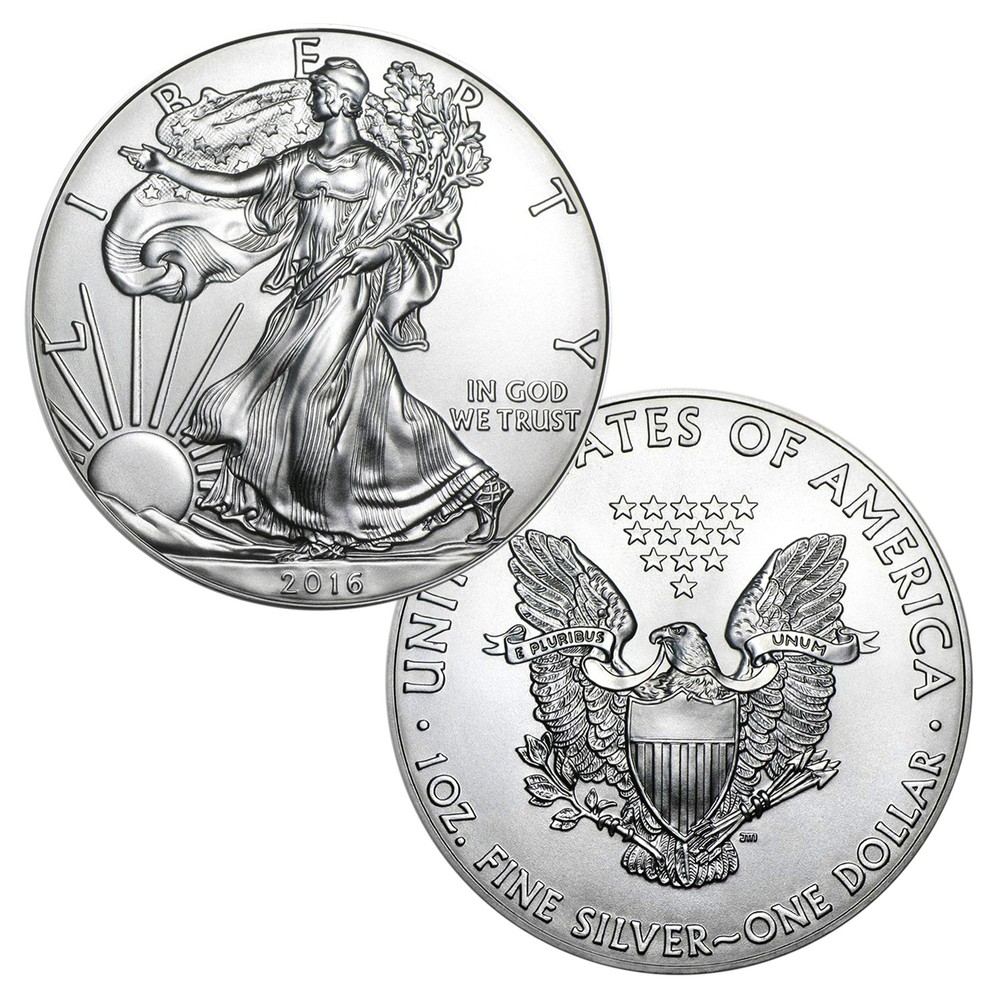 2016 Various Mint Marks American Silver Eagle $1 Brilliant Uncirculated