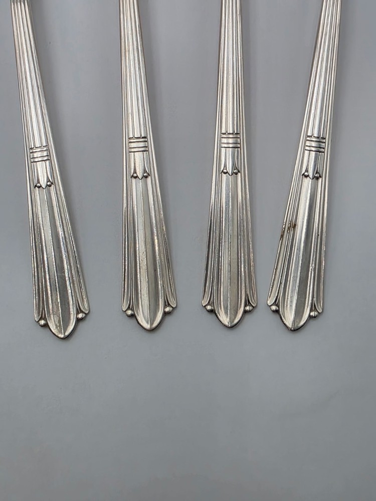 4 StratfordPlate Sectional Tablespoons Mark IS