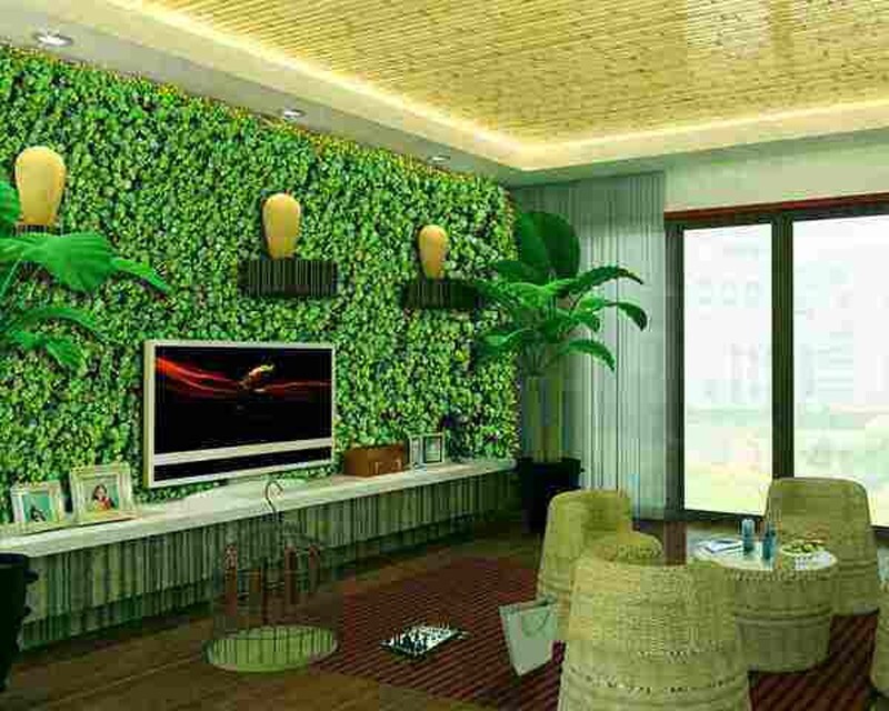 Background Wall Eucalyptus Decoration Plastic Grass Home Decor Panel 23.6x15.7in