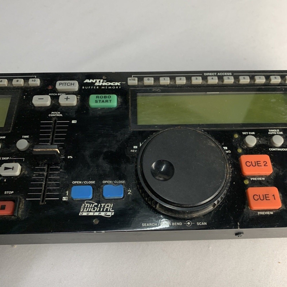 Gemini CD-340 Anti-Shock Buffer Memory Professional Dual CD player