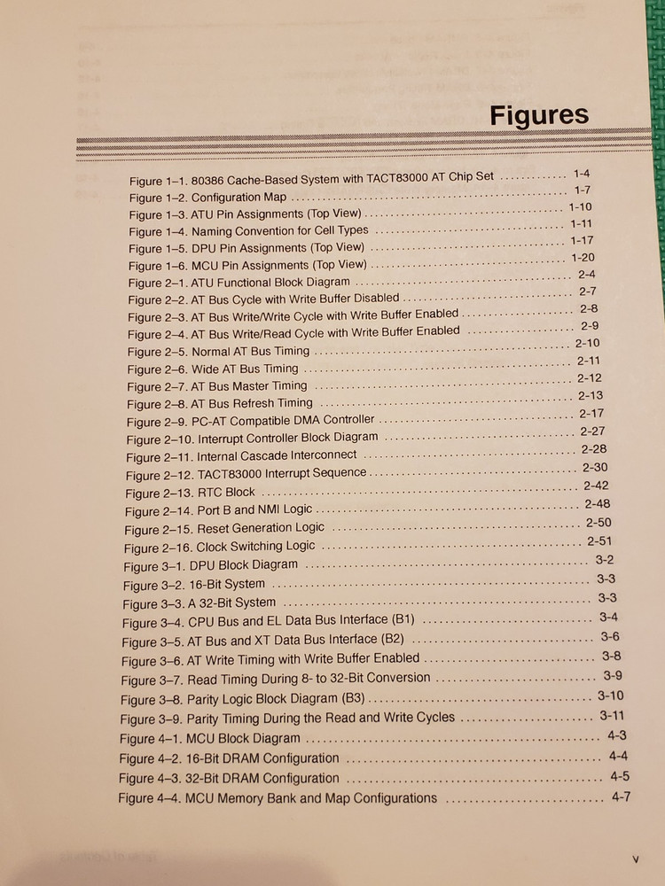Texas Instrument TACT83000 AT Chip Set User's Guide 1990