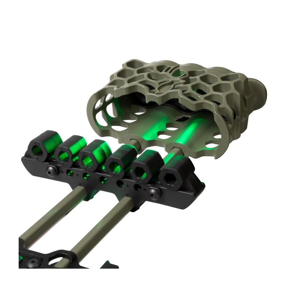 Trophy Ridge Hex Light Archery Arrow Quiver, Green