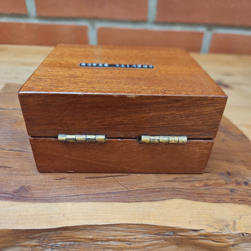Vintage Mahogany Cased Hydrostatic Philosophical Specific Gravity Bubbles Balls