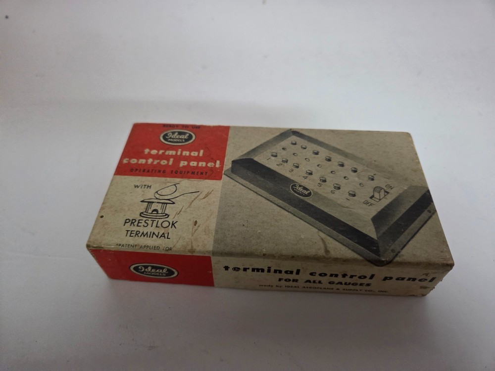 Ideal Models B-181 Terminal Control Panel Prestlok Model Train Accessory Vintage