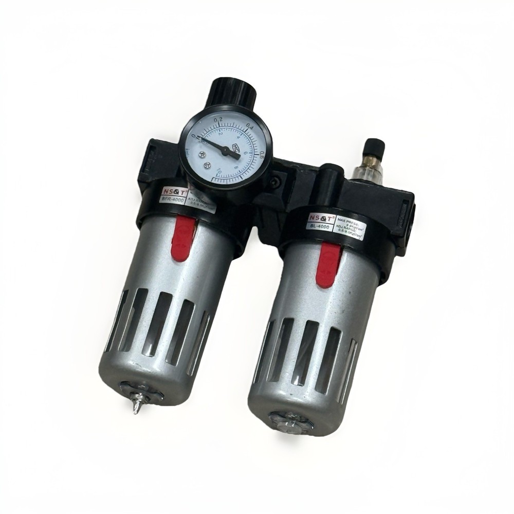 1/2" In-Line Regulator Oil Moisture Seperator Air Compressor Control Unit Filter
