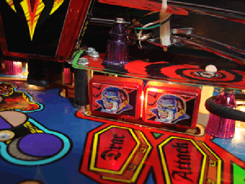 Monster Bash Pinball Machine - PDI Target Decal Set