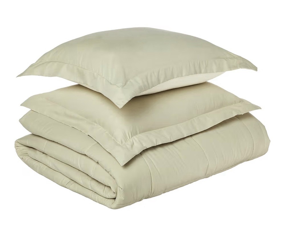 iEnjoy Home Collection Down - Alternative Reversible Comforter Set - Queen Sage/