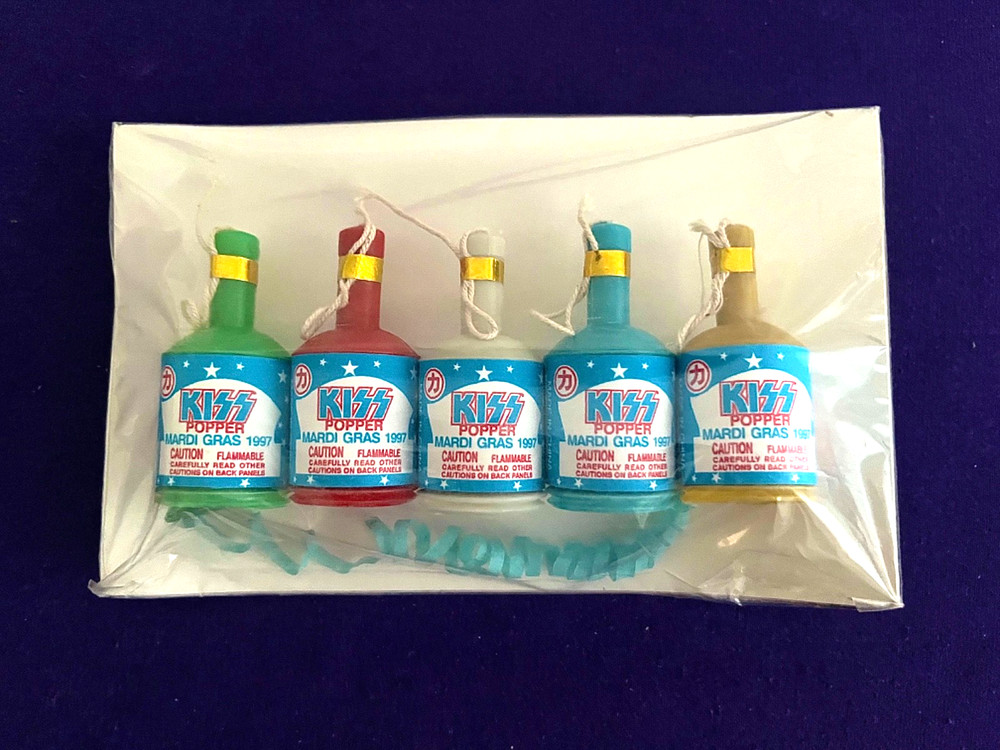 Rare (Kiss) Set (5x) Mardi Gras Poppers