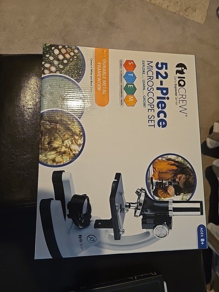 52 Piece Microscope Set Made By IQCrew New In Box