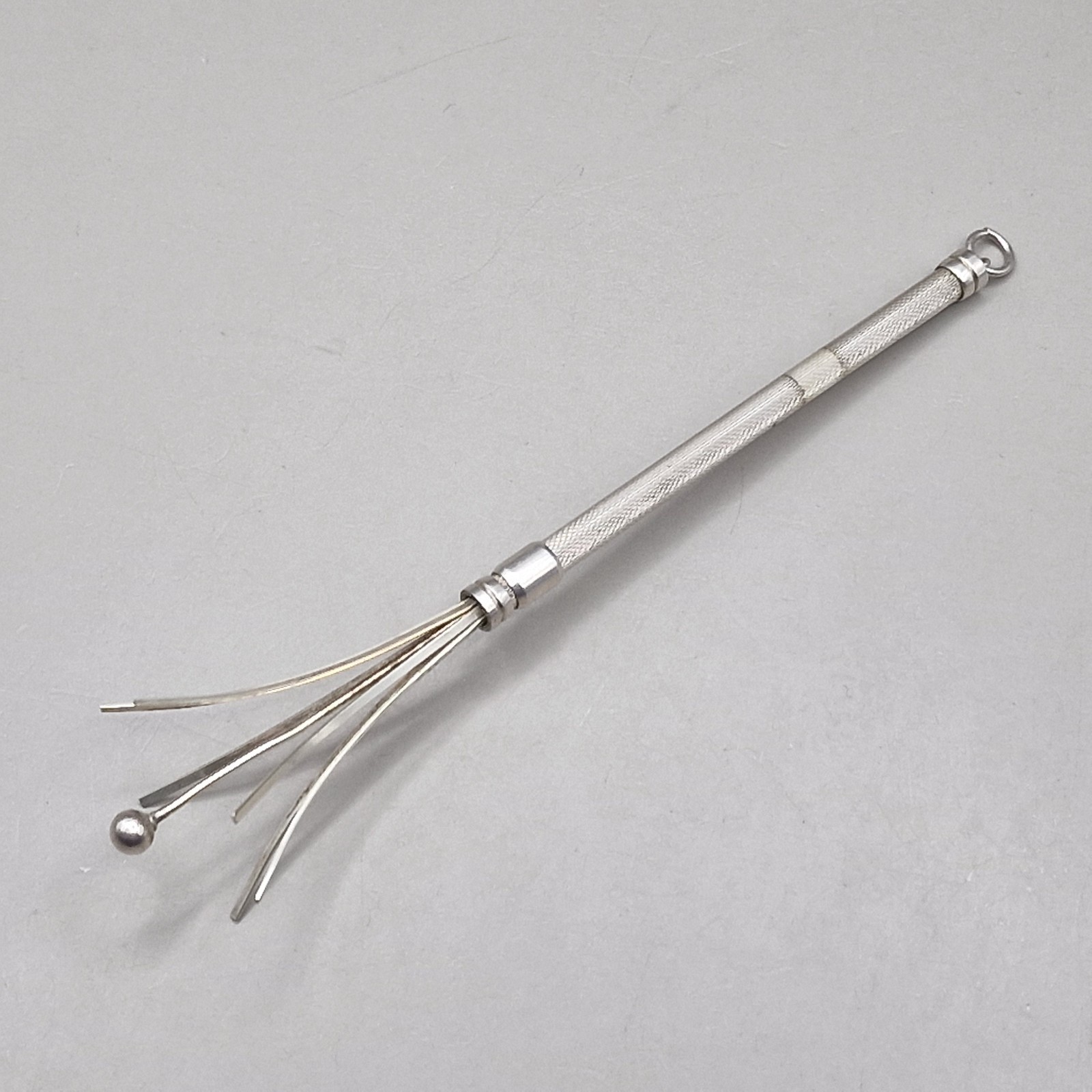 Sterling Silver Cocktail Swizzle Stick by Ramsden & Roed Ltd, London 1983