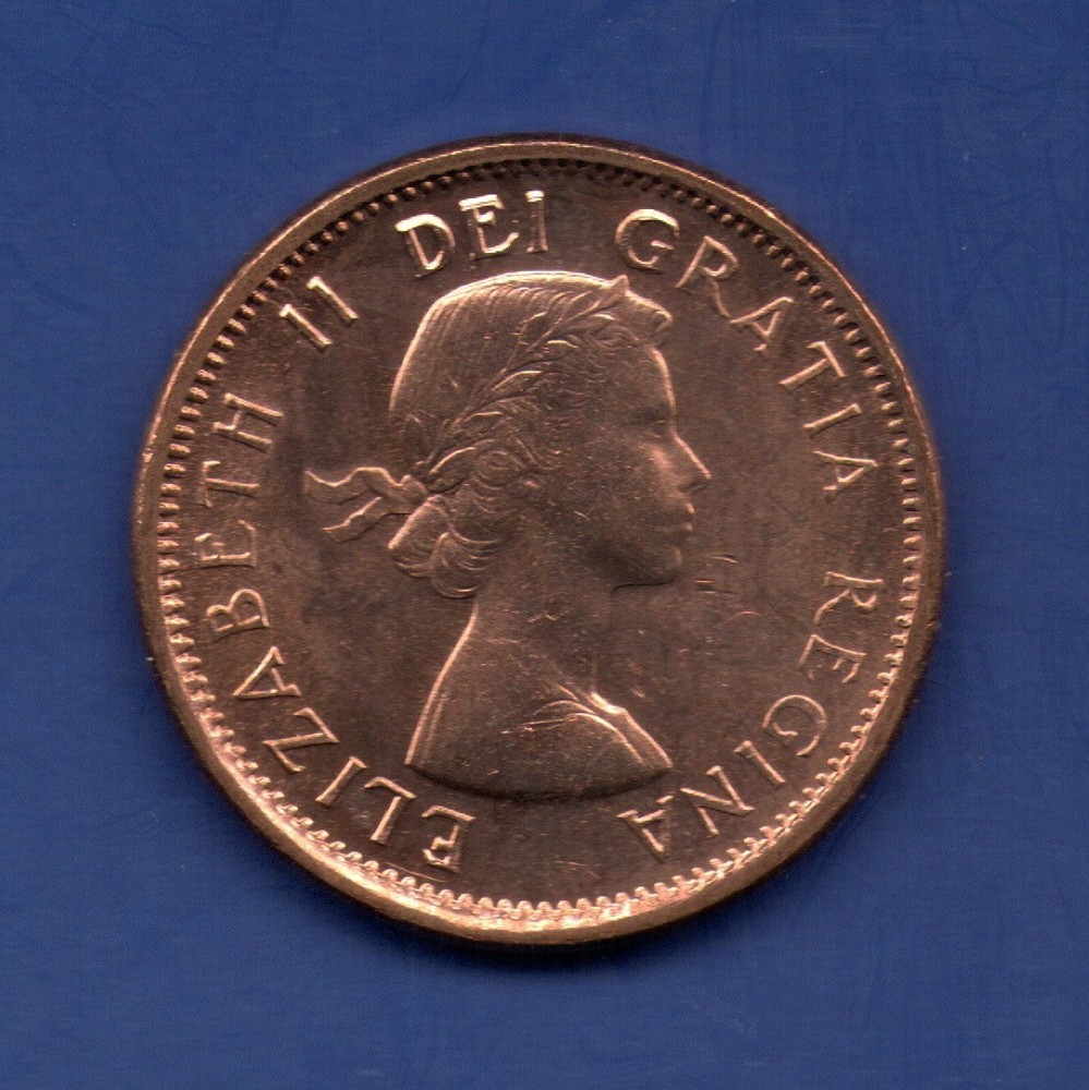1964 Elizabeth II Uncirculated CANADIAN Cent