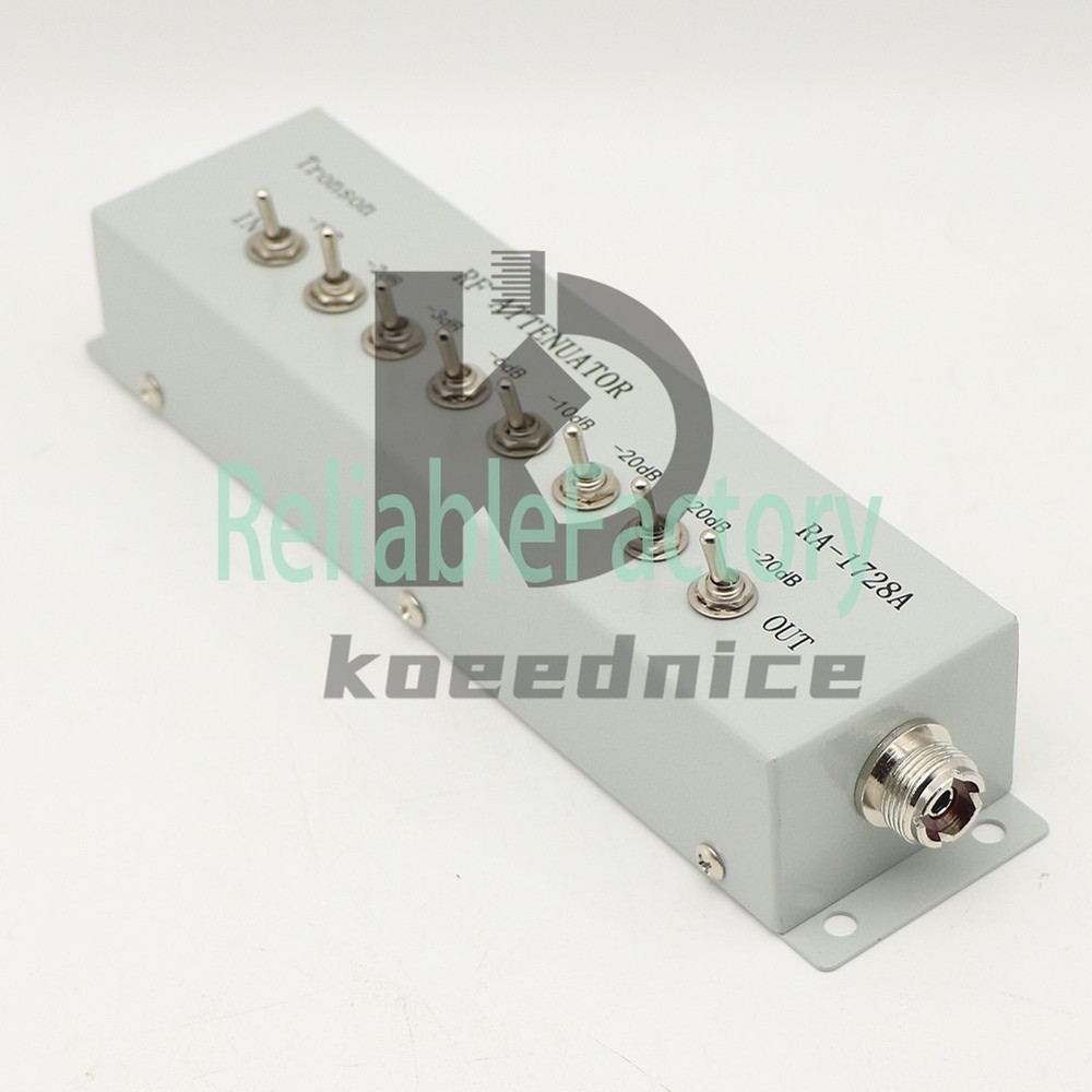 New 0- 82DB VARIABLE/ STEP ATTENUATOR 50 OHM for Radio Transmitter