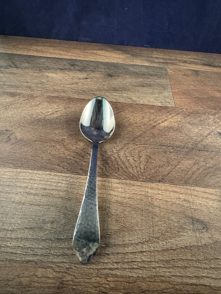 Reed & Barton Stainless Hammered Antique Glossy Pattern Spoon