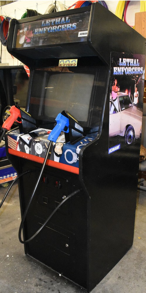LETHAL ENFORCERS ARCADE MACHINE by KONAMI (Excellent Condition) *RARE*