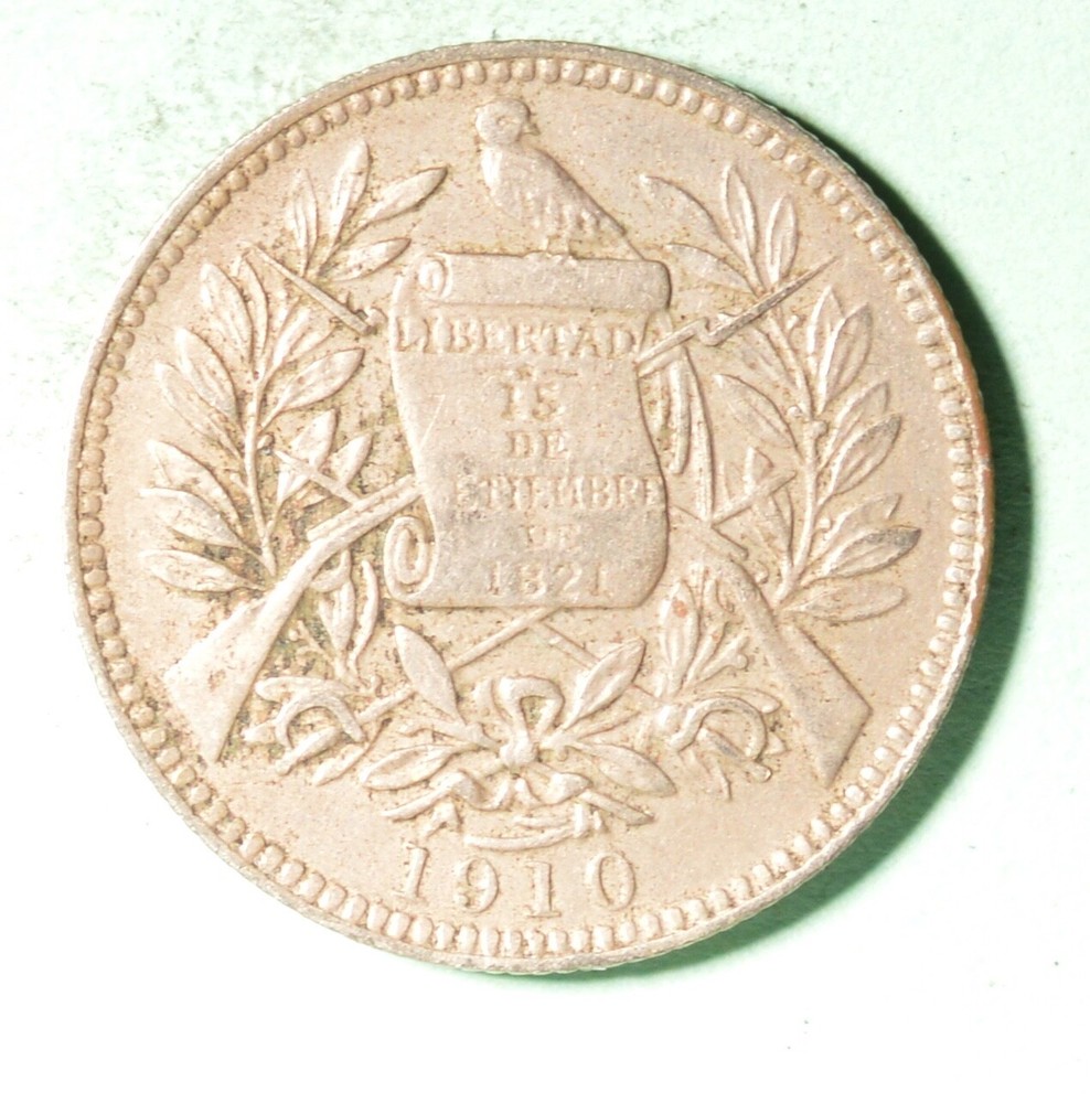 Guatemala 1 Real 1910 - InvD-281
