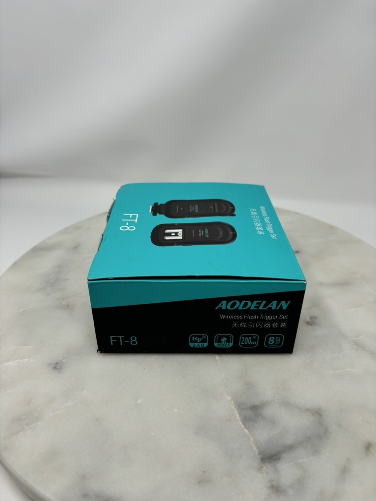 AODELAN FT-8 WIRELESS FLASH TIGGER SET TRANSMITTER & RECEIVER