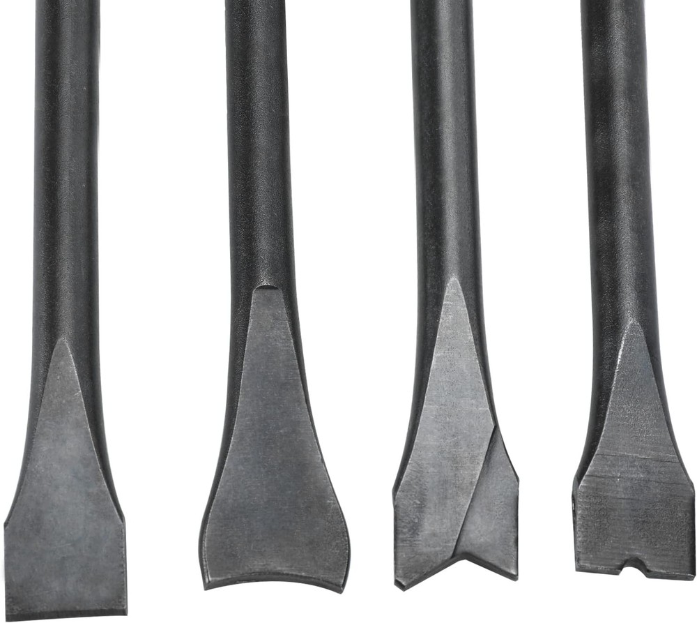 8PCS Air Hammer Attachments Air Chisel Bits Air Hammer Bits for Masonry Concrete