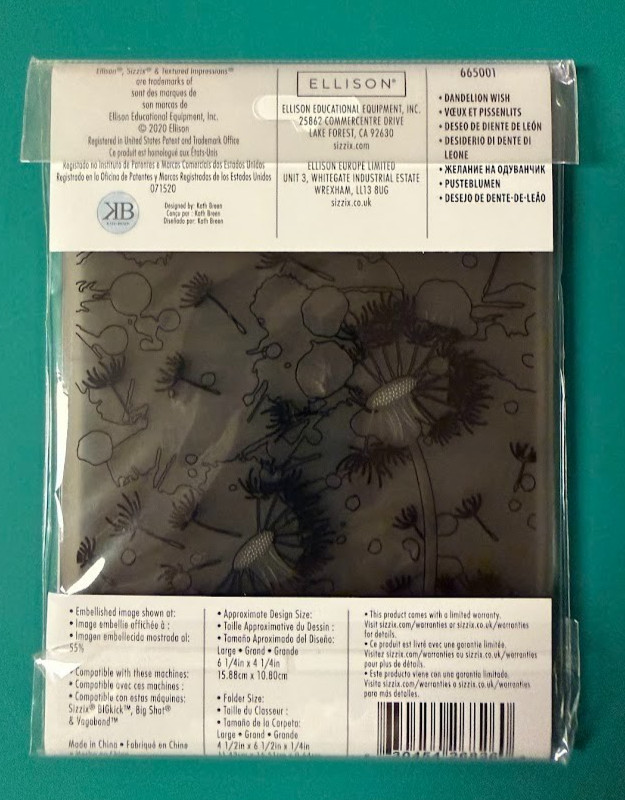Simon Says Stamp! May 2021 Card Kit: Dandelion Messages
