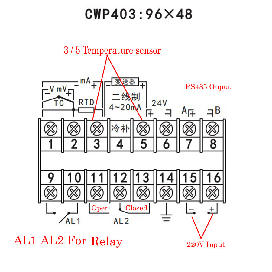 Thermometer Sensor Industrial Online Non-contact Infrared Temperature Controller