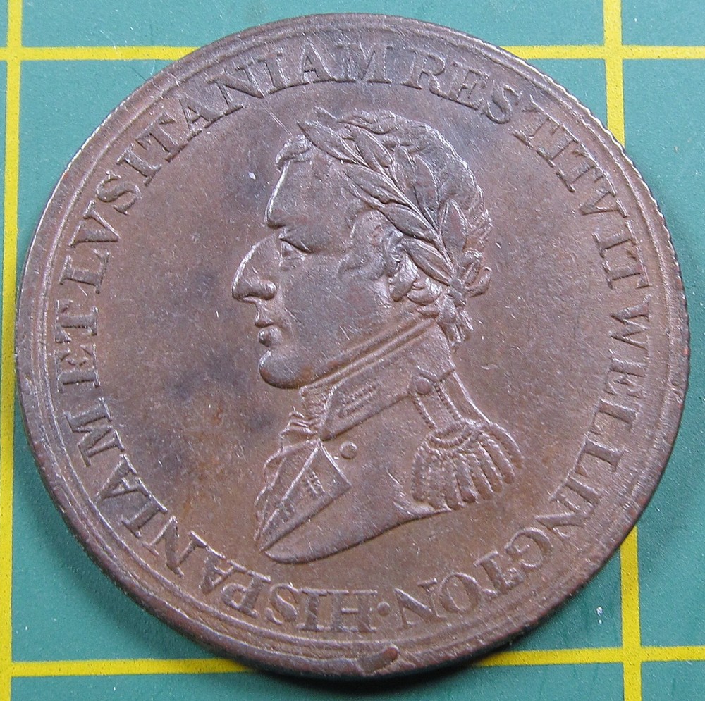 Wellington Halfpenny Token WE-11A1