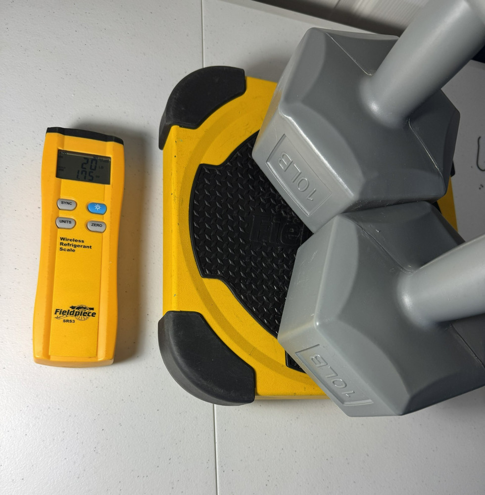 Fieldpiece SRS3 Wireless Refrigerant Scale with Remote