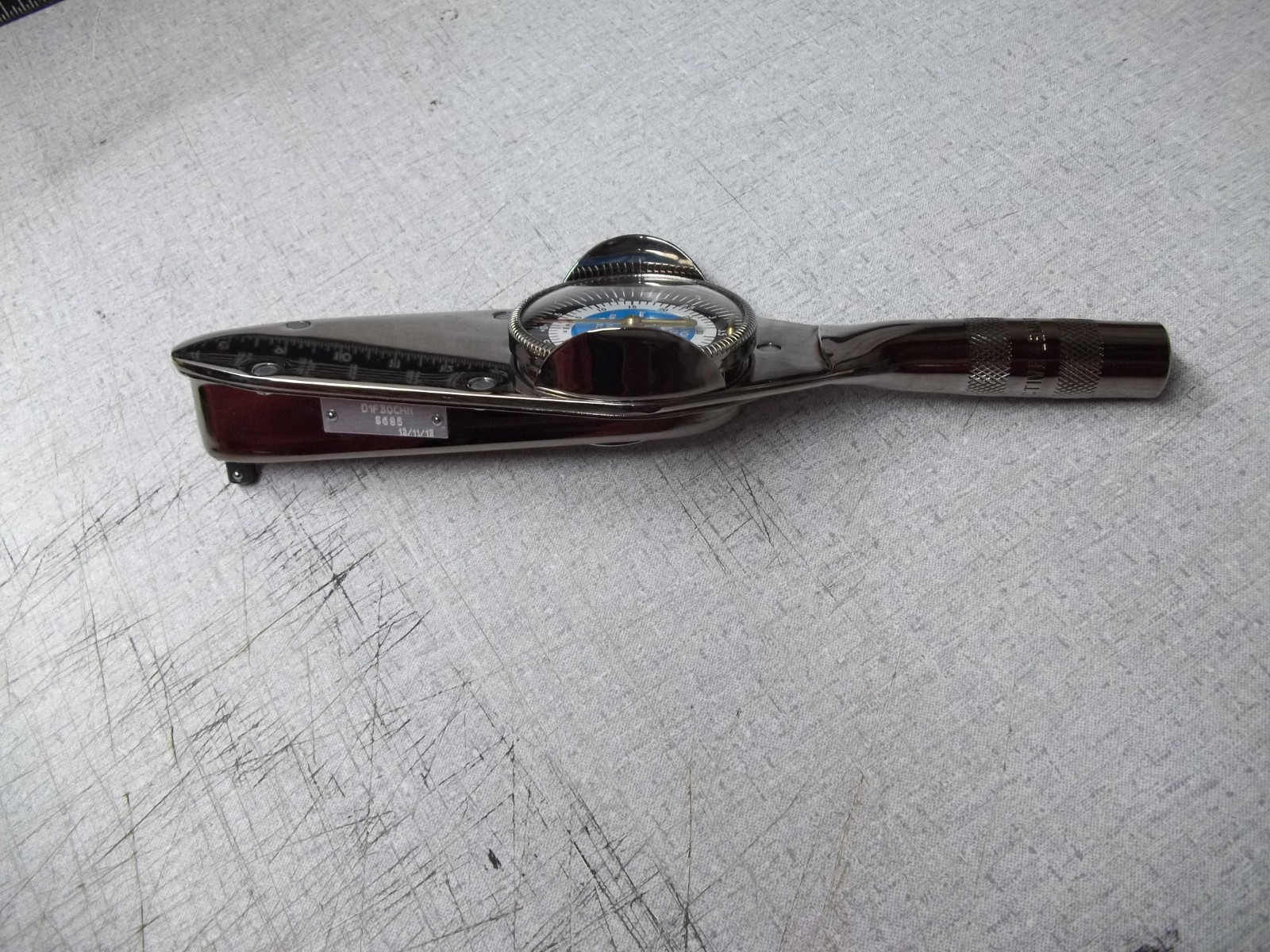 Precision Instruments D1F30CHN 1/4" Drive Dial Type Torque Wrench, 6 - 30 in/lbs