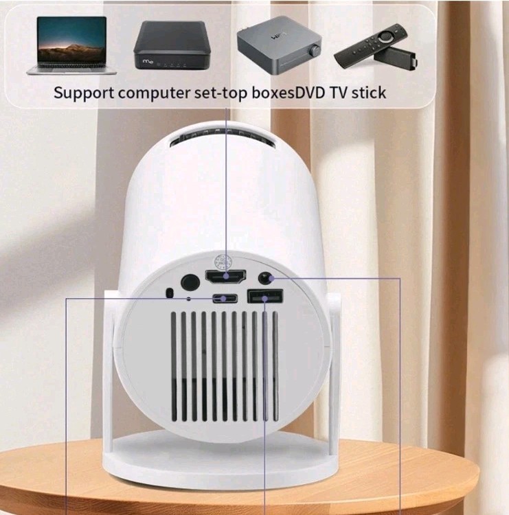 ✔️NEW One Mini Portable Projector Plus One ONN Stream stick