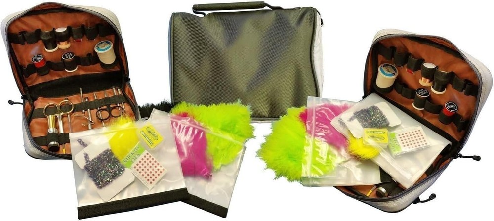 Creative Angler Tool and Material Fly Tying Bag, Compact Organization