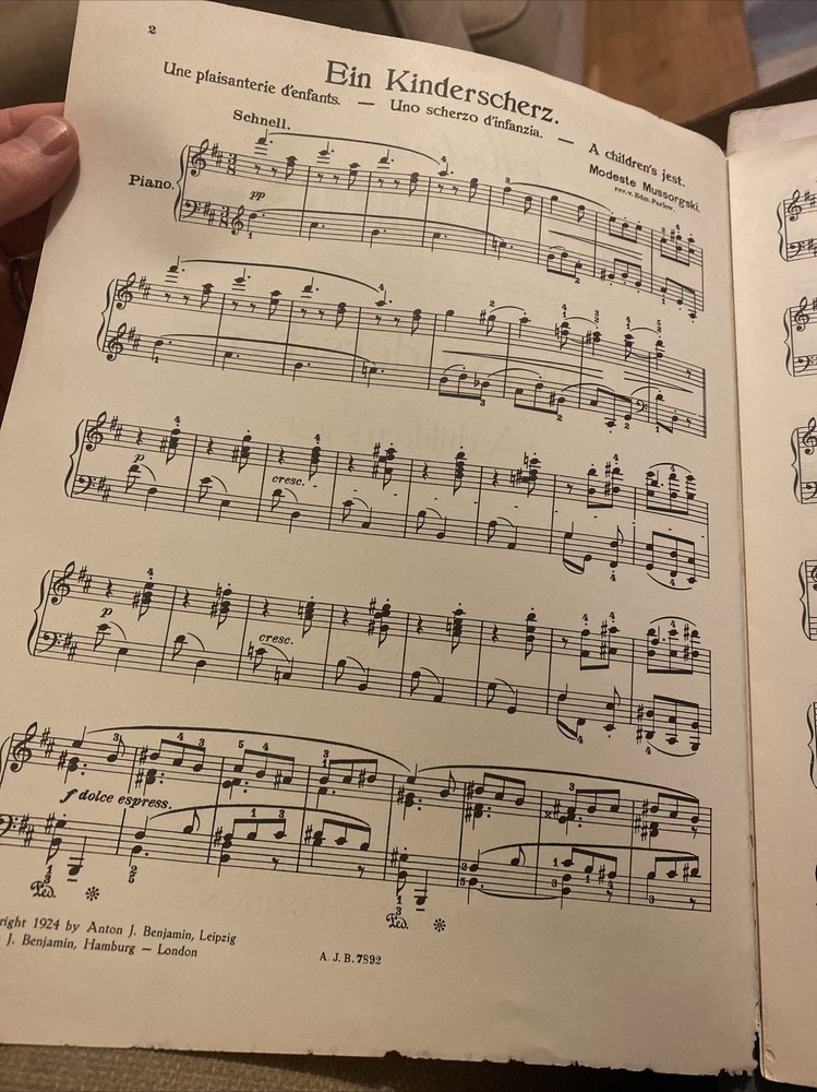 A Children’s Jest Mussorgsky