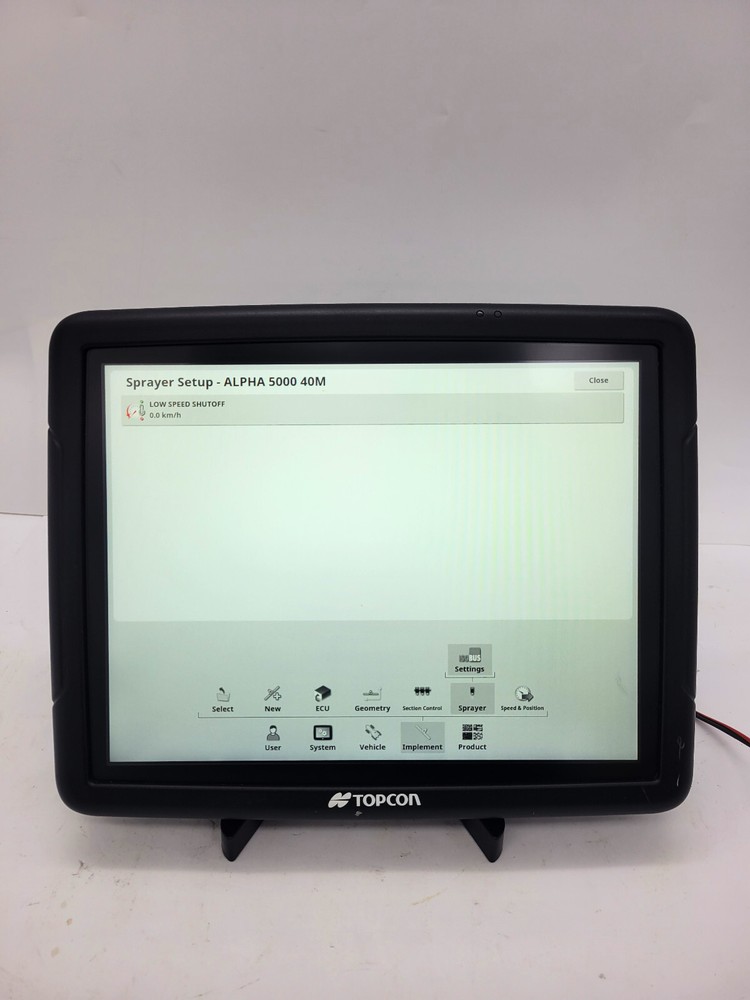 Topcon x35 Display Consol 1007187-01 Auto Steer Auto Section Control