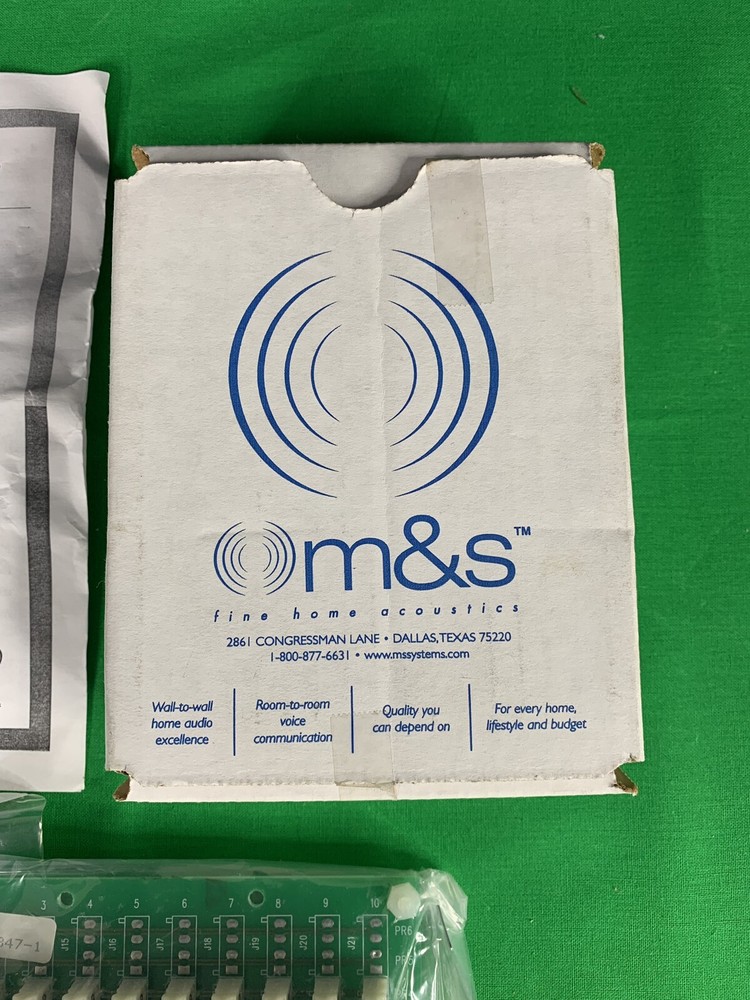 M&S Intercom 4x10 Telecom Module SW102 SW 102