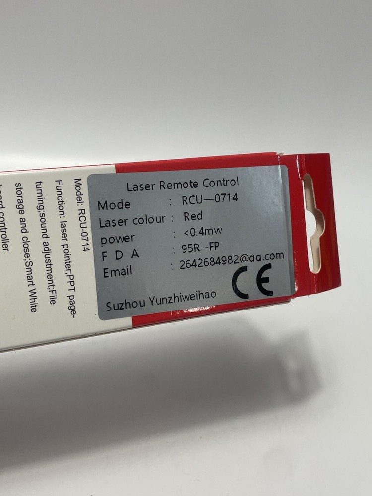 Laser Remote Control Demo Remote C Wireless Presenter Laser Pointer Page BT