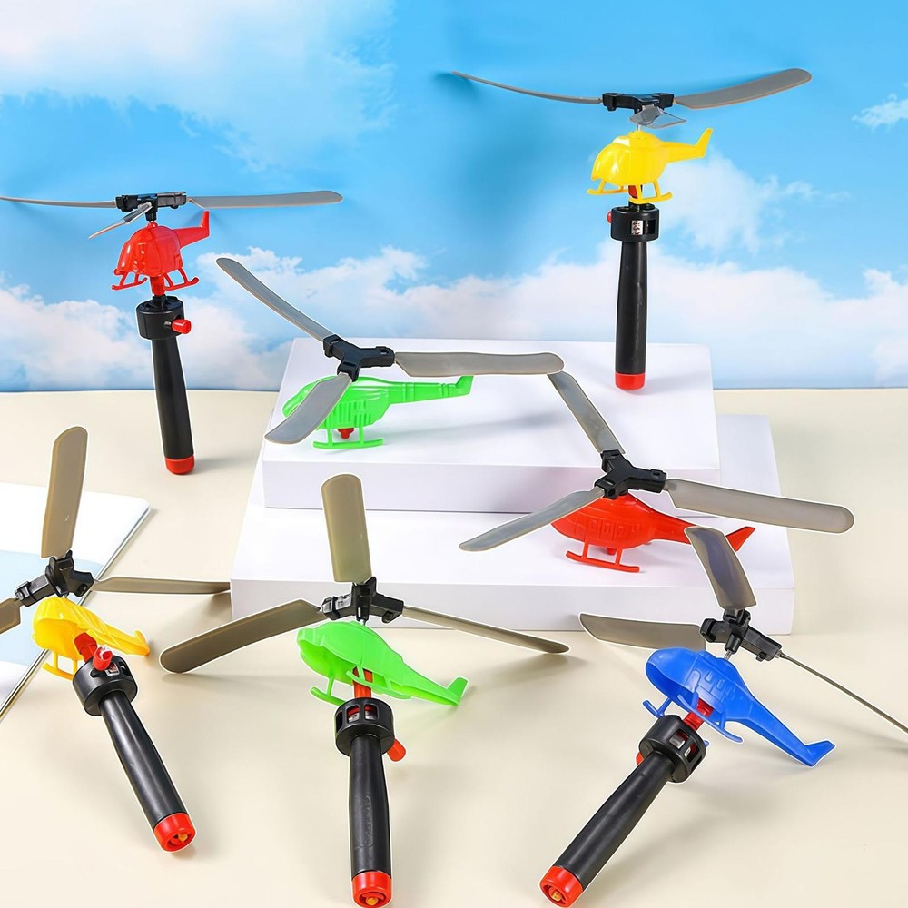 1PC Helicopter Toy Helicopter Airplane Motor Development Playing Gadgets RANDOM