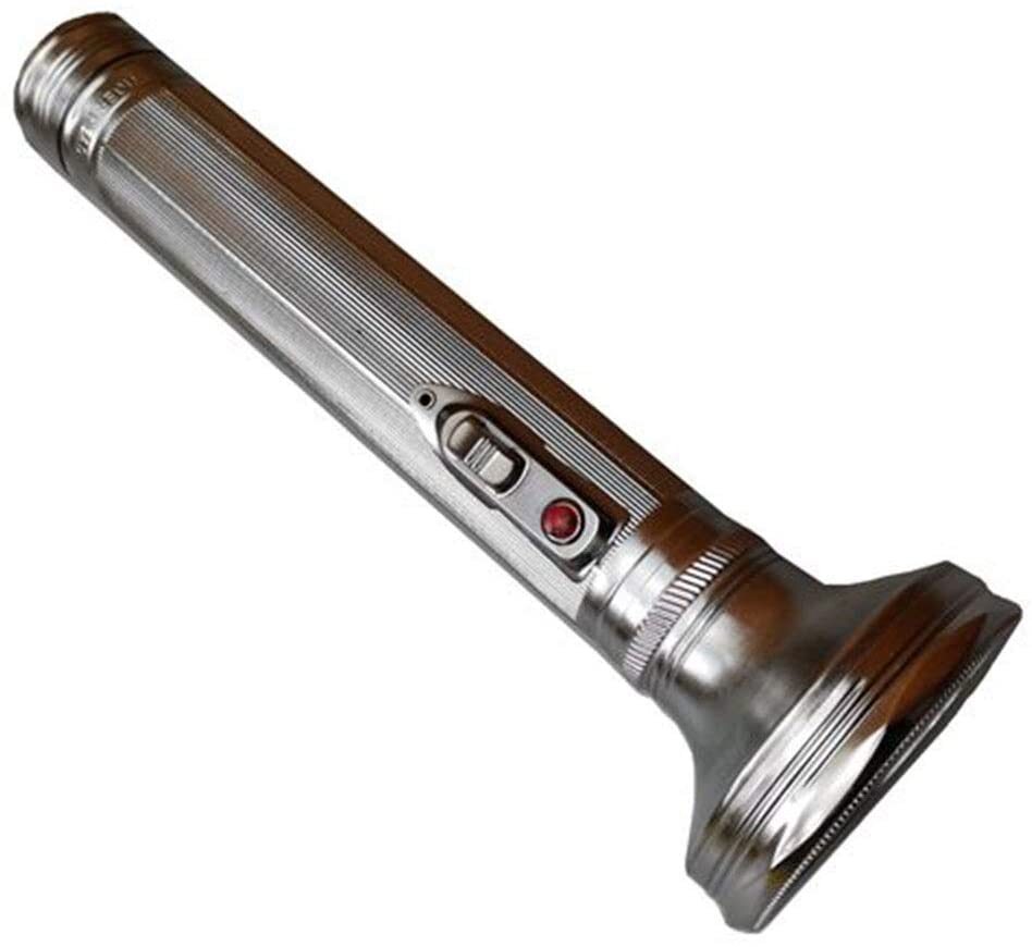 9.25" Portable Flashlight Old-Fashioned Nostalgic Iron Household Collect Gift