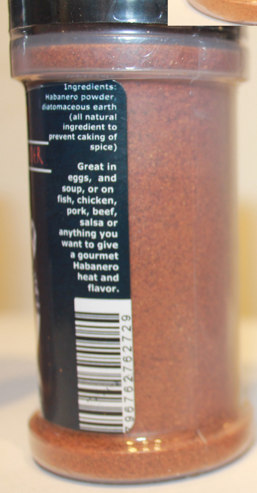 Habanero Chili Pepper Powder Hot Dried Spice Extra Spicy Gift Set 2 x 1.5 oz