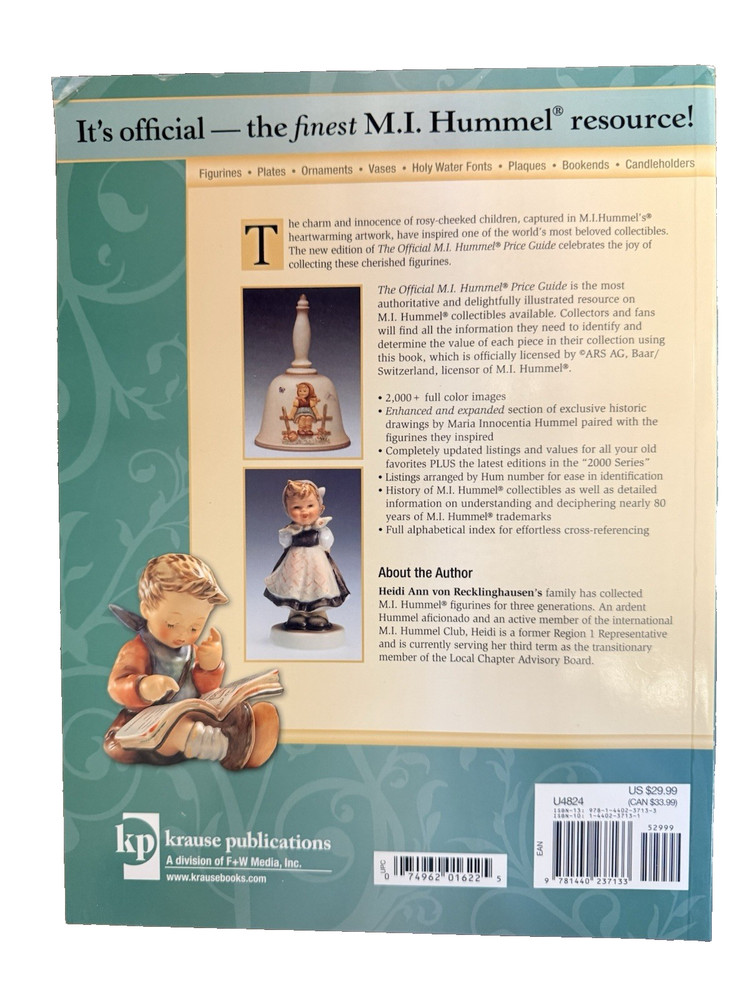 hummel 2nd edition figurines & plates price guide mint!!!!