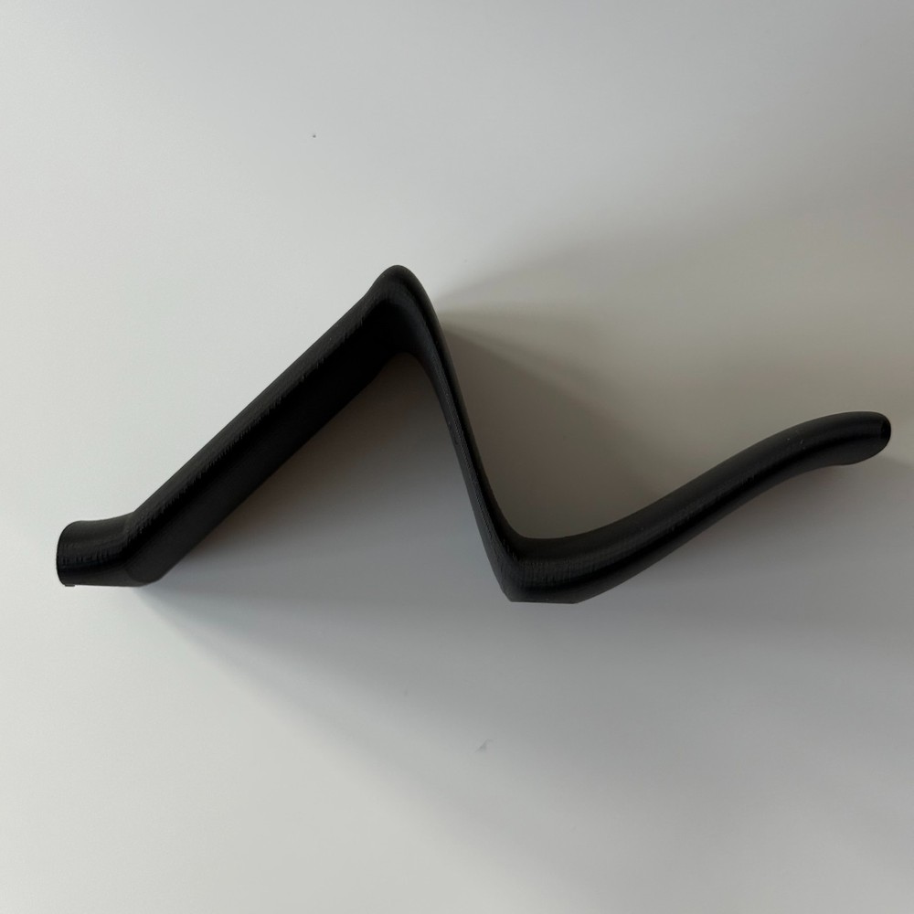 3D Printed Wave Knife Stand - EDC Knife Display Holder - Matte Black PLA