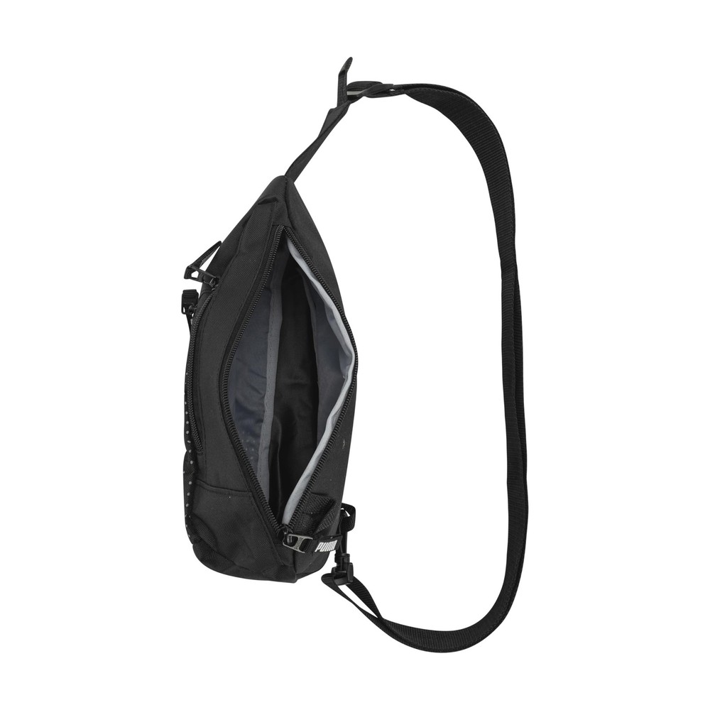 PUMA EVERCAT SIDEWALL SLING BACKPACK,Black/Silver,One Size One Size