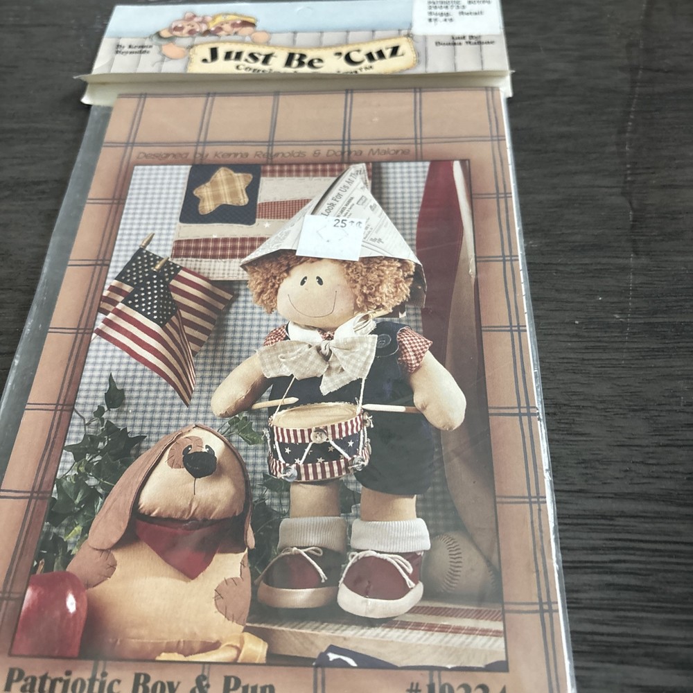 Just Be cuz Doll & Pup Pattern