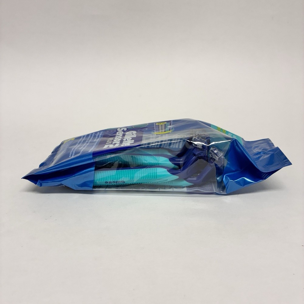 Gillette SENSOR 2 PLUS Disposable Razors, 5ct Pack | NEW SEALED |Ultragrip Pivot