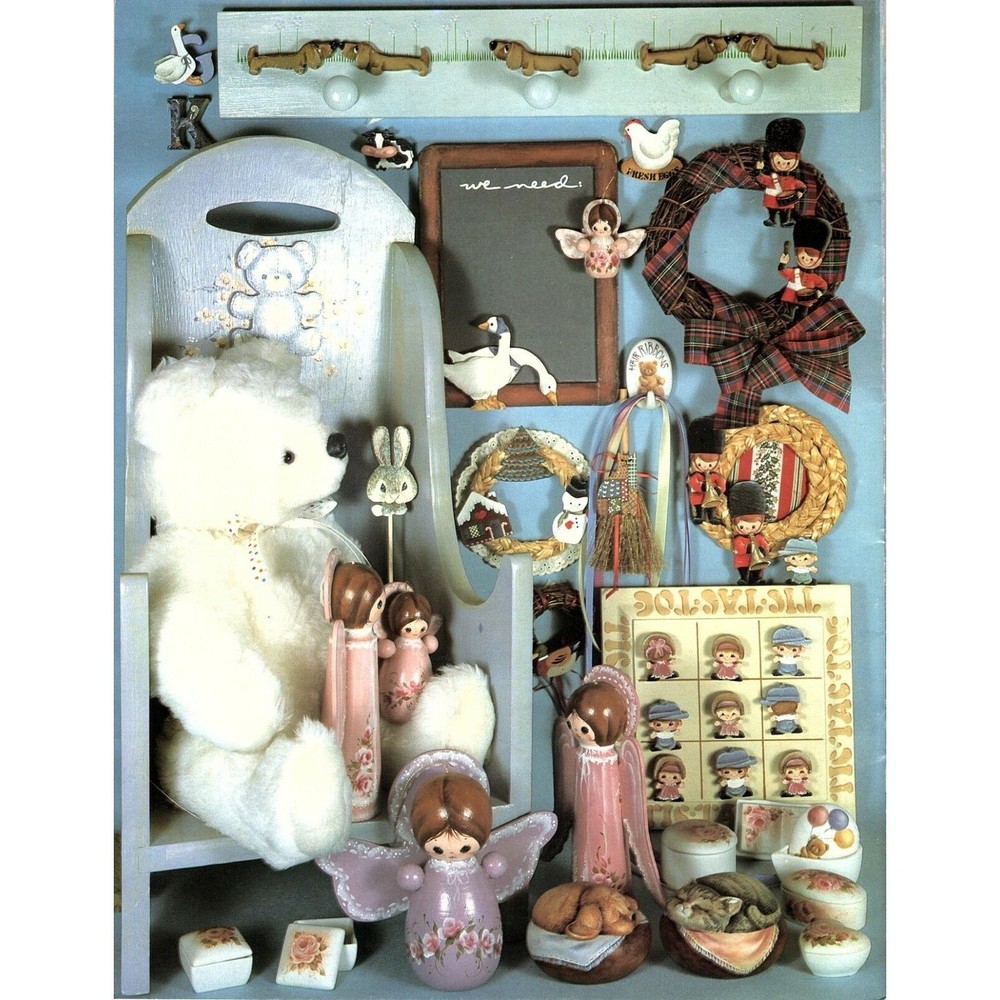 Tiny Treasures Decorative Tole Painting Instruction Pattern Book 1986