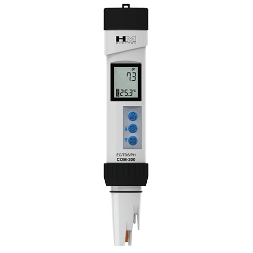 HM Digital COM-300 Waterproof Professional pH/EC/TDS/Temp Meter