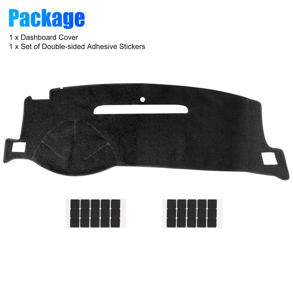 Dashboard Pad Dash Cover Mat For 2007-2014 Chevy Tahoe/Suburban/Avalanche Black