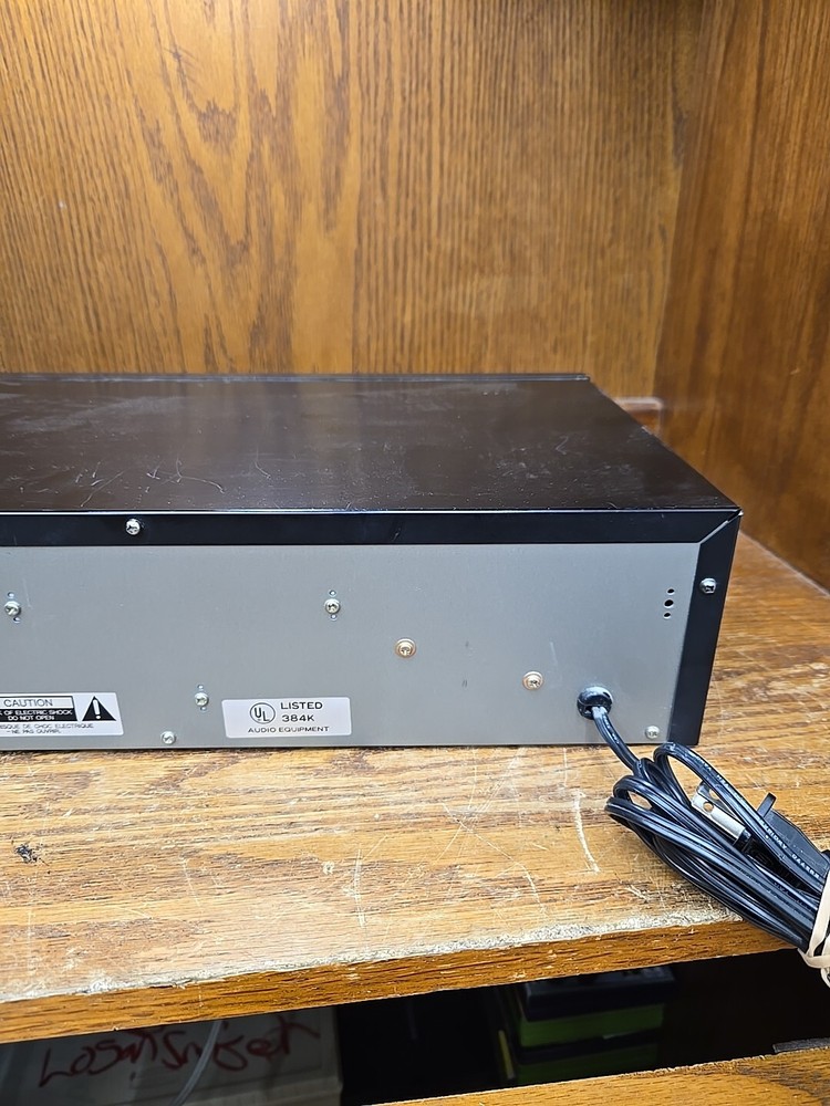 TEAC R-400X Auto Reverse Stereo Cassette Deck Black DBX Reduction System