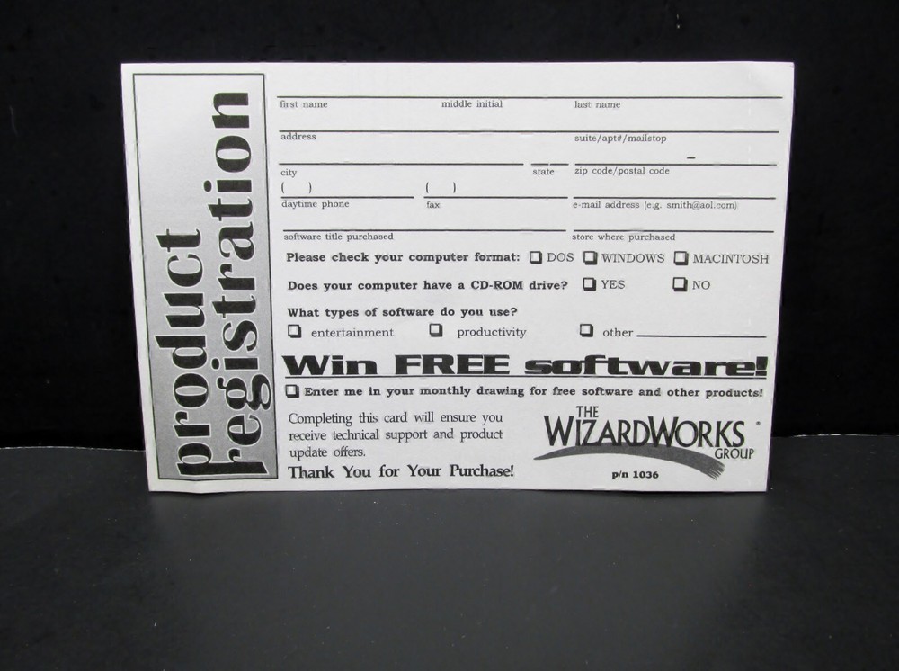 The WizardWorks Software Catalog, 1996 or 1997