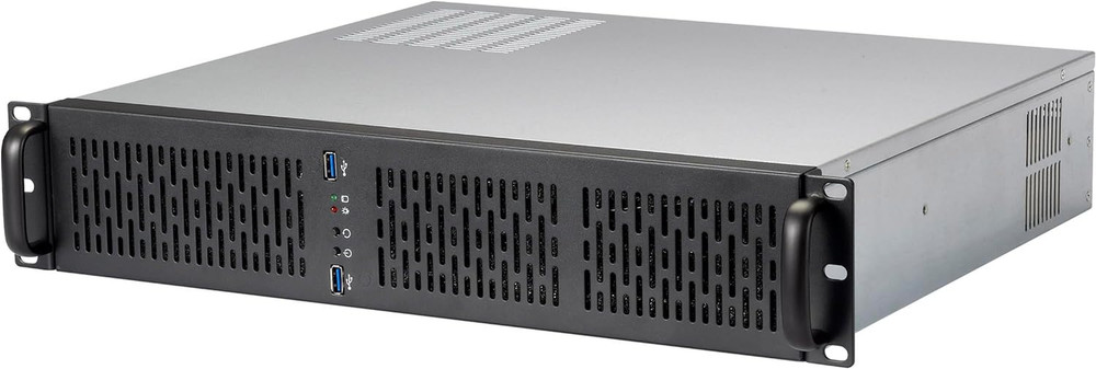 2U Server Chassis Rackmount Case | 4 3.5" HDD Bays | Micro-Atx Compatible |3 X 8